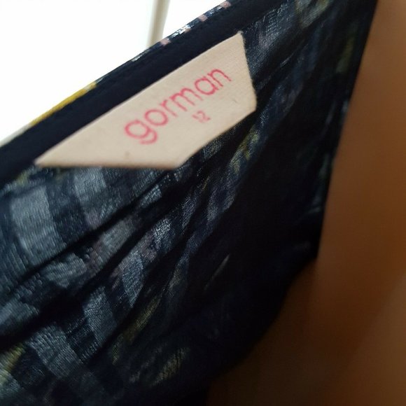 Blue Gorman eyes spring casual sleeveless dress 12 - Picture 4 of 5